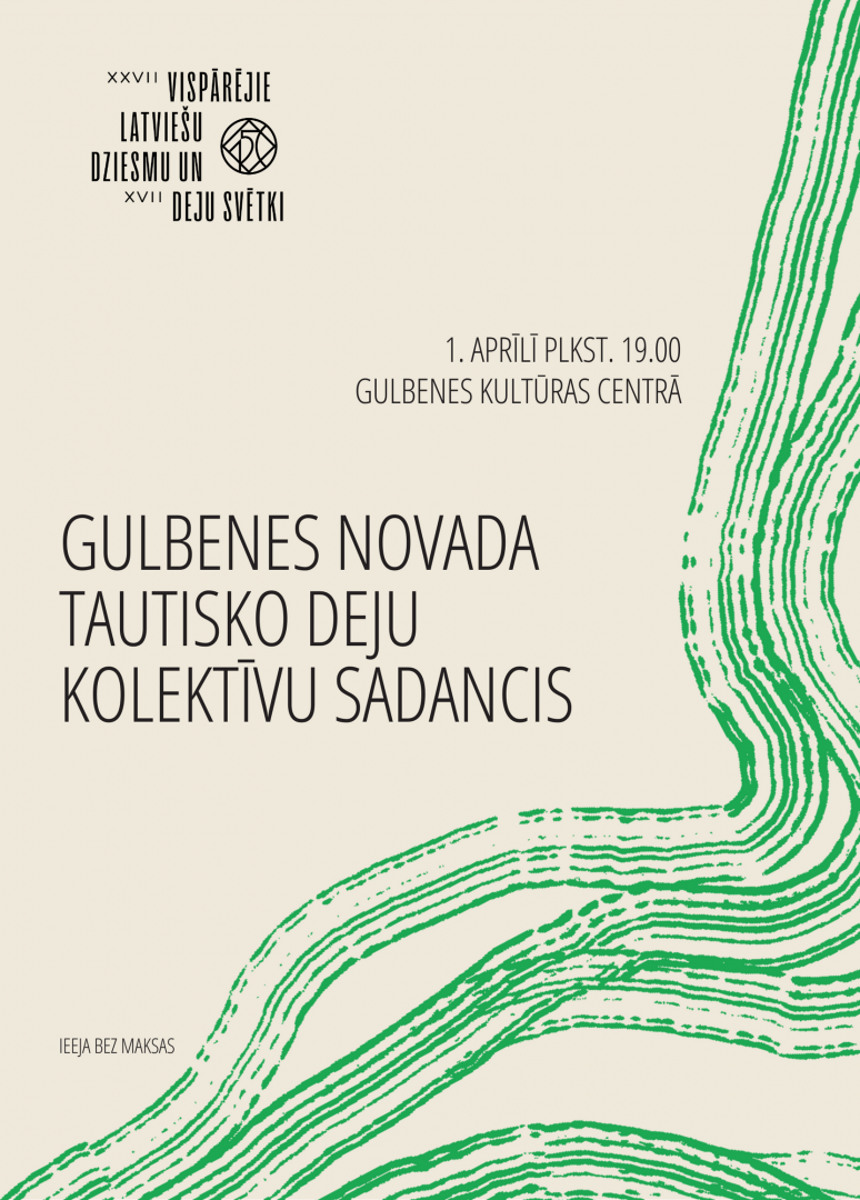 Sadancis Gulbenē 1. aprīlī