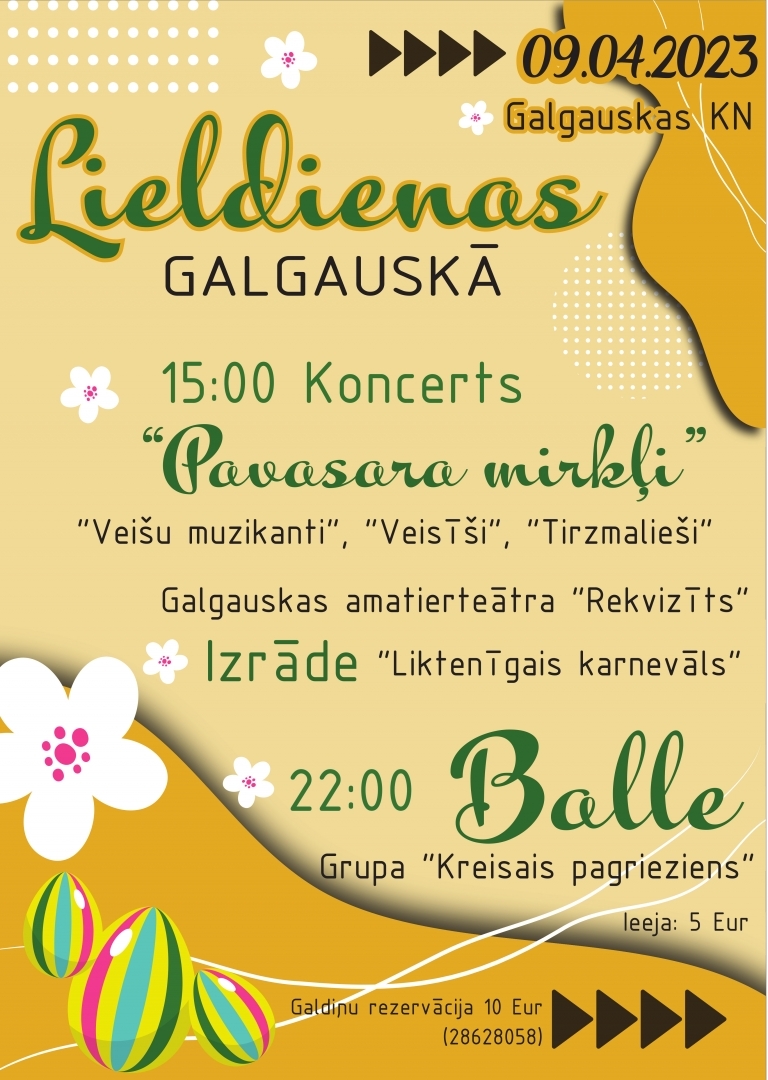 Lieldienas Galgauskā