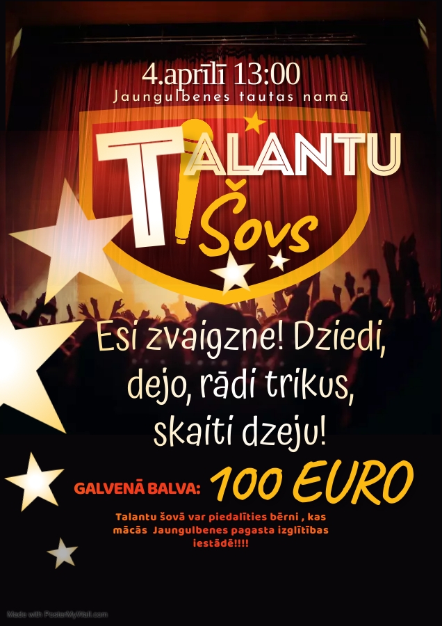 Talantu šovs Jaungulbenē