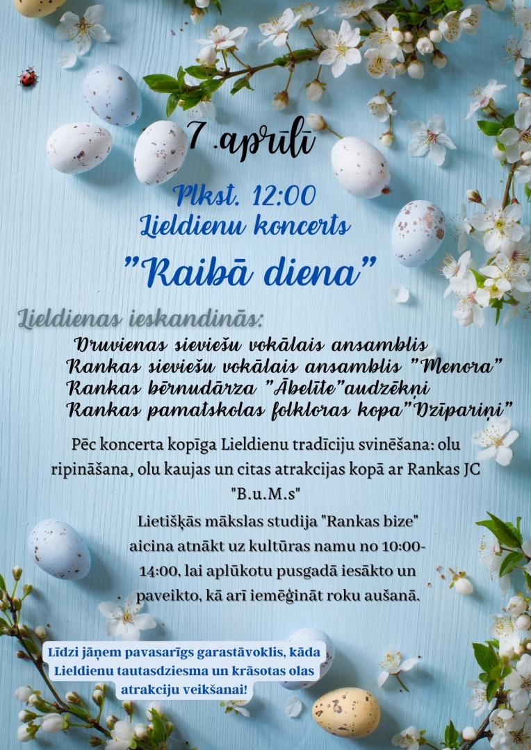 Lieldienas Rankā 7. aprīlī