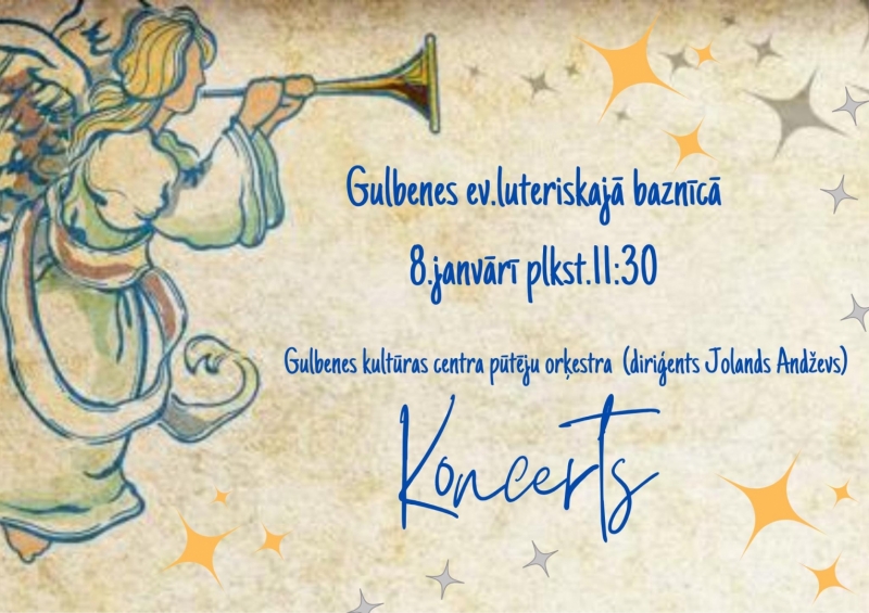 Pūtēju orķestra koncerts 8. janvārī 11:30