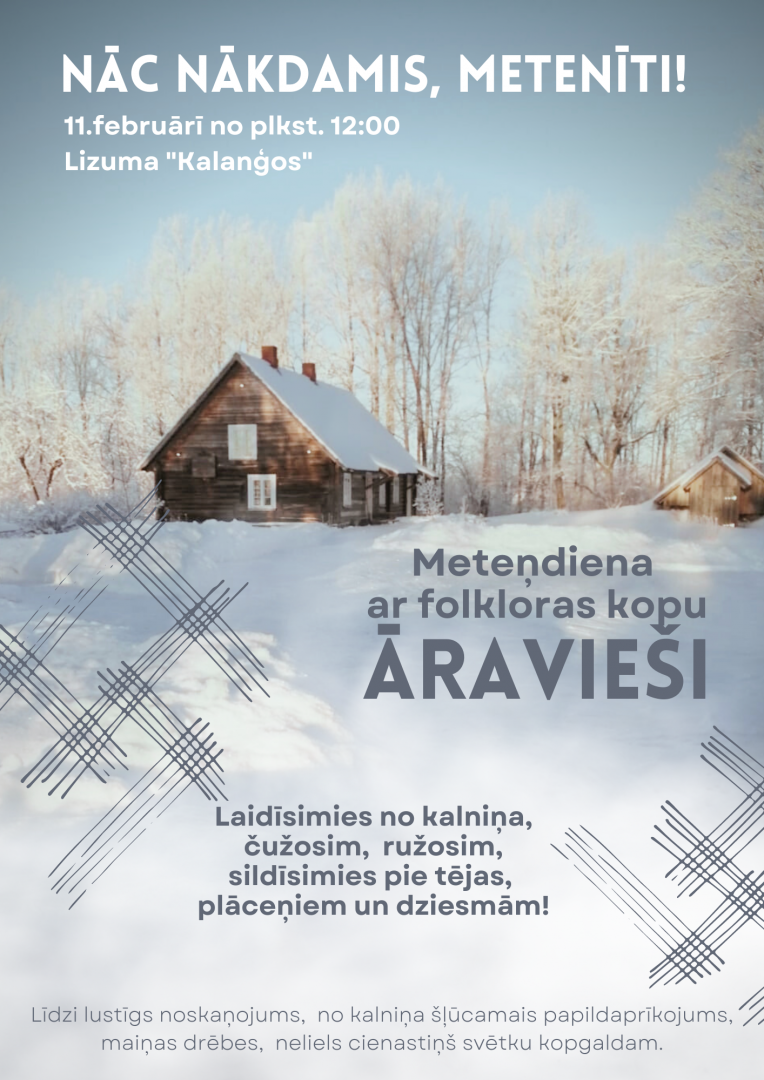 Meteņi  "Kalaņģos" 11. februārī