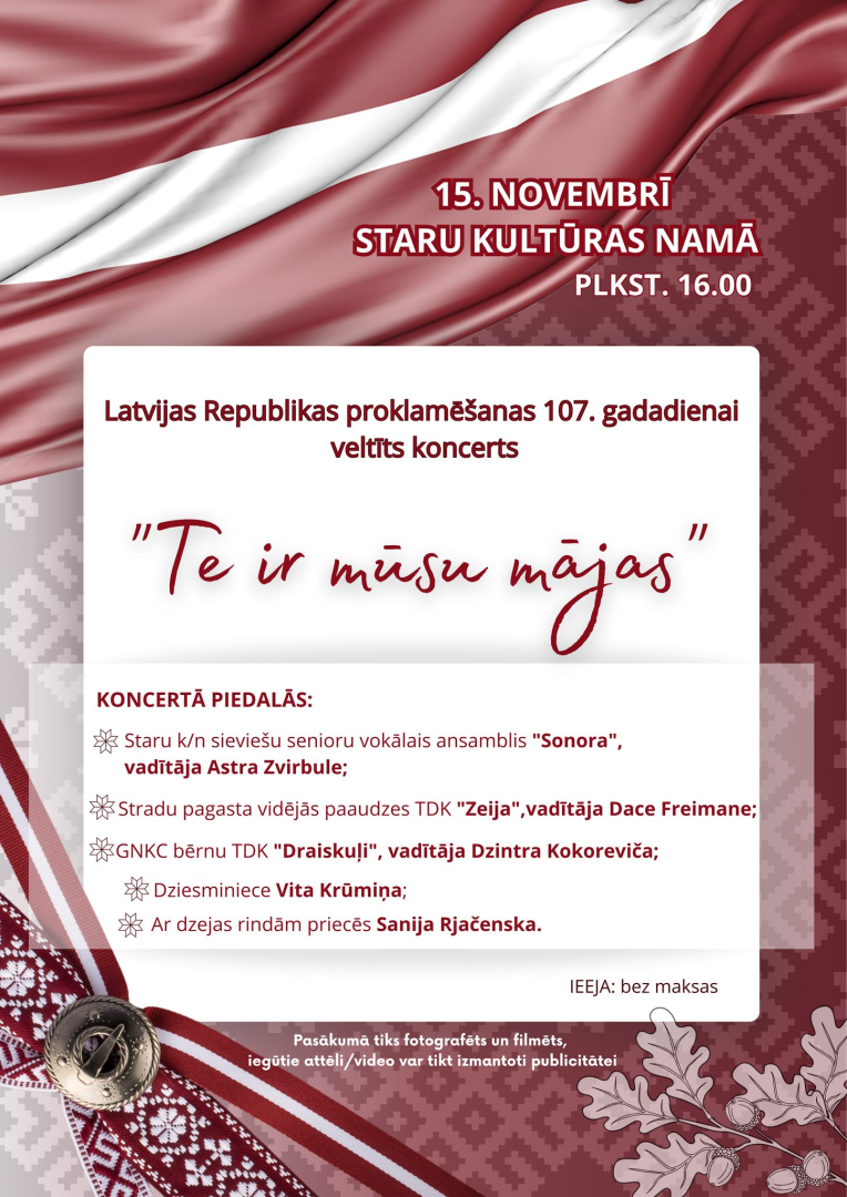 Valsts svētku koncerts Staros