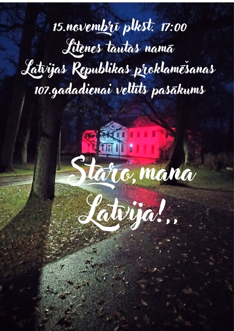 Valsts svētku koncerts Litenē