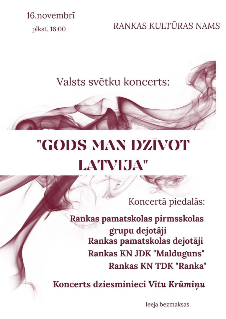 Valsts svētku pasākums Rankā