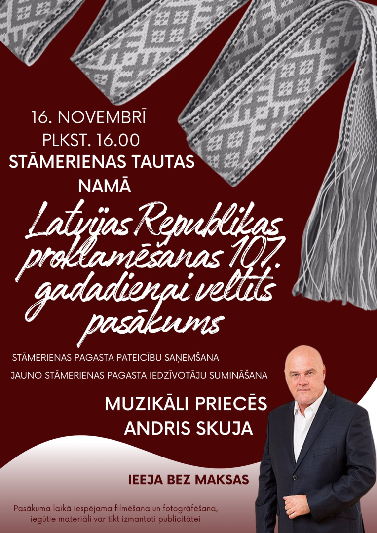 Valsts svētku pasākums Stāmerienā