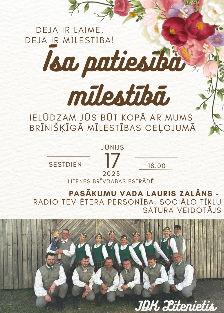 Deju kolektīva "Litenietis"20 gadu jubileja