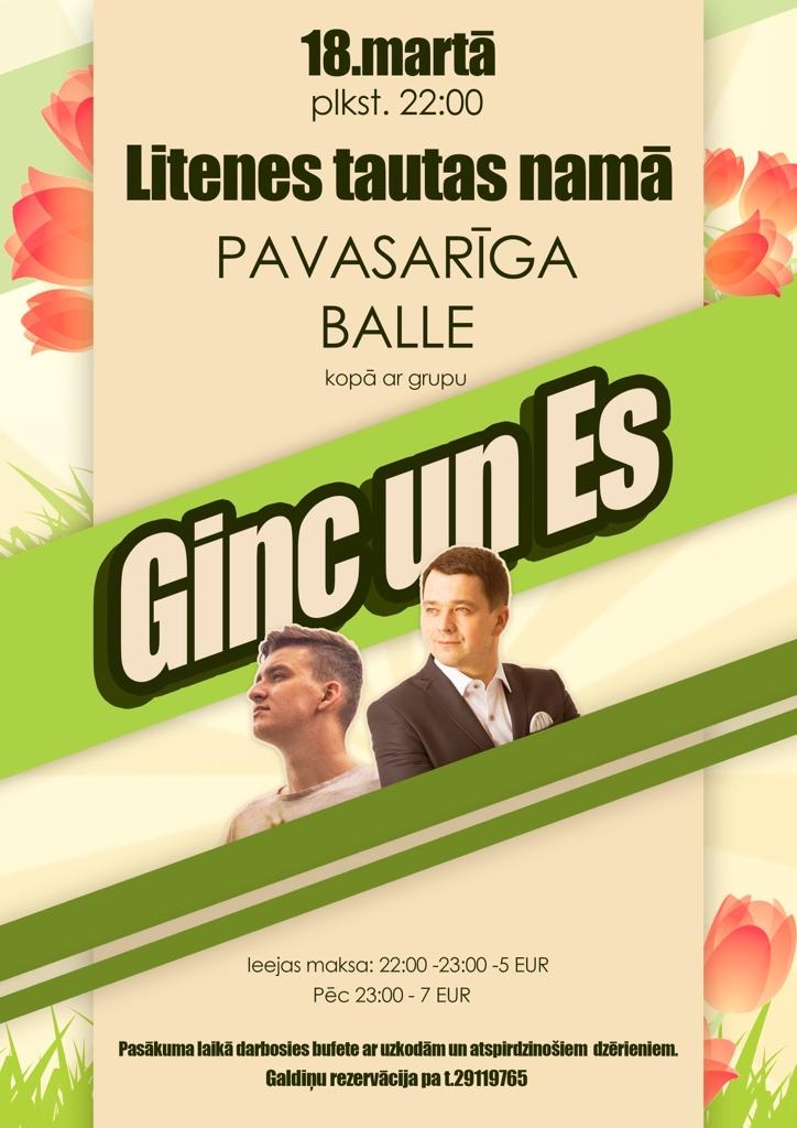 Balle Litenē ar grupu "Ginc un es"
