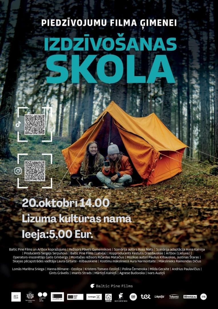 Filma "Izdzīvošanas skola" Lizumā