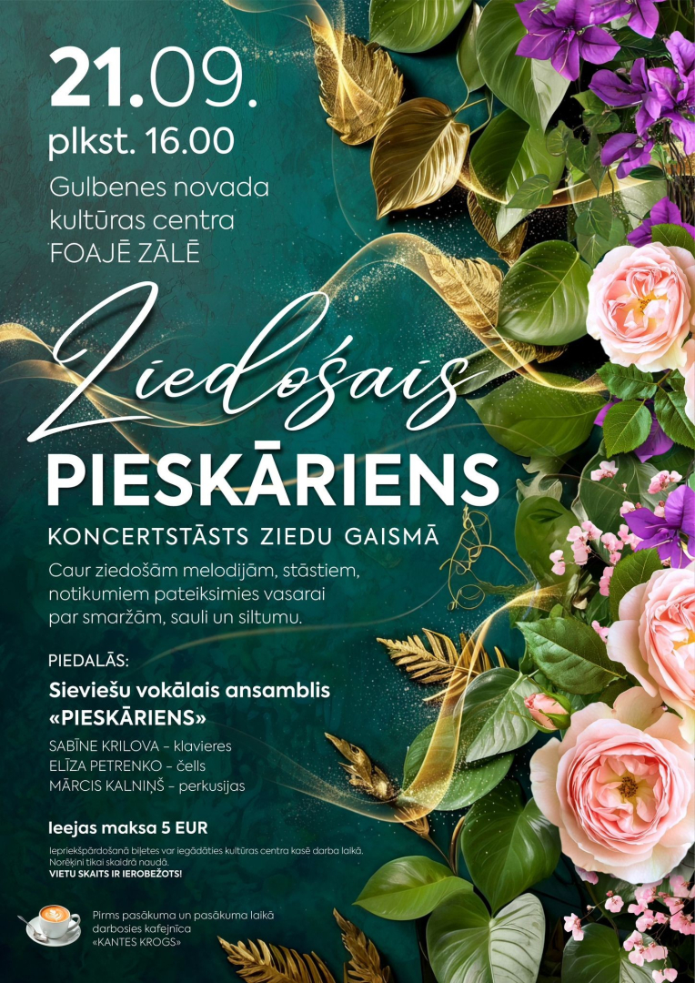 Koncerts "Ziedošais pieskāriens"