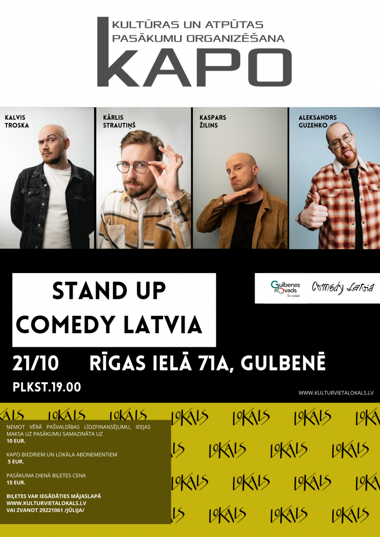 Stand Up izrāde Gulbenē