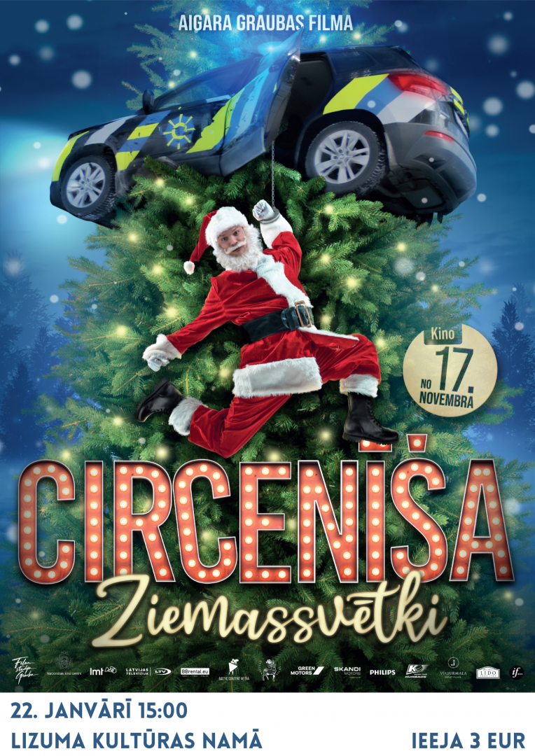 Filma "Circenīša Ziemassvētki " Lizumā 22. janvārī