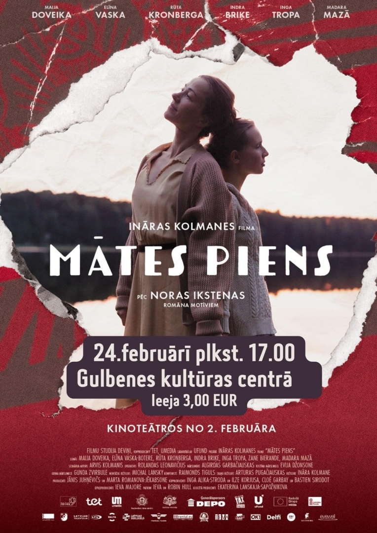 Filma "Mātes piens" Gulbenē