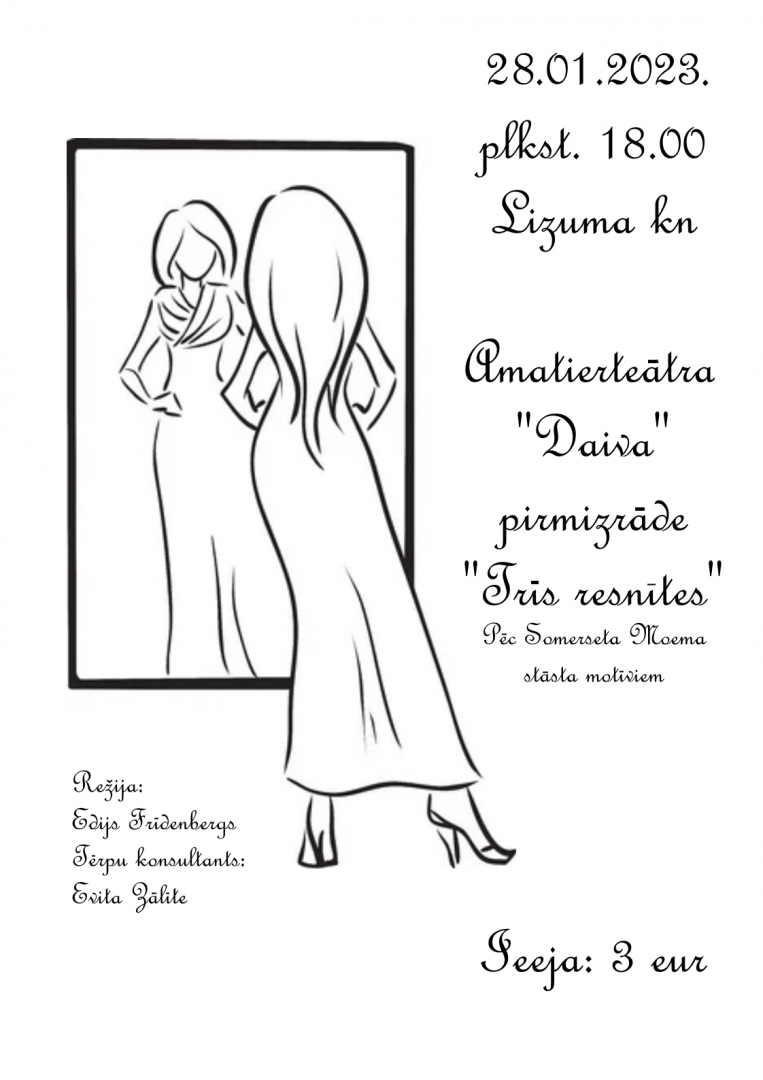 Pirmizrāde "Trīs resnītes" Lizumā