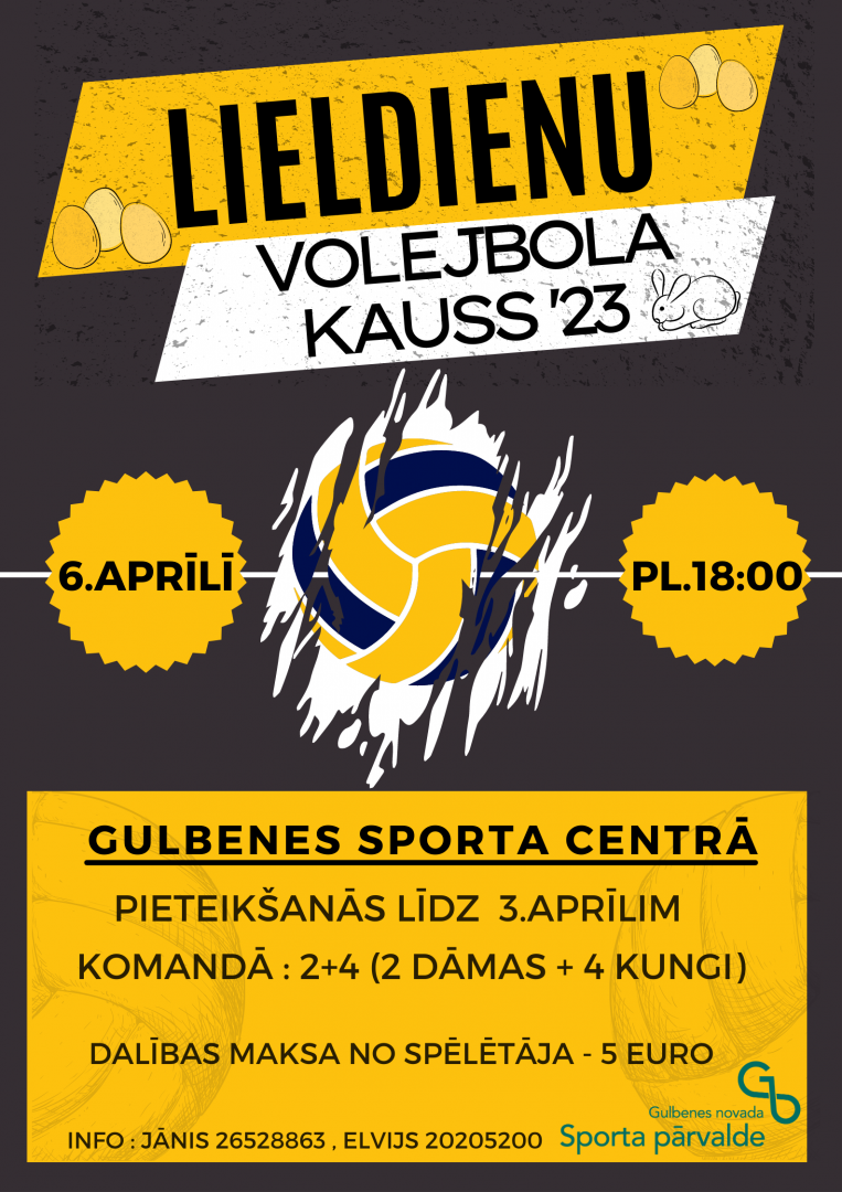 Lieldienu volejbola kausa afiša