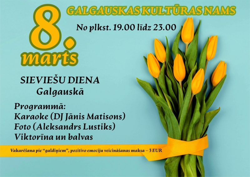 Sieviešu dienas karaoke Galgauskā