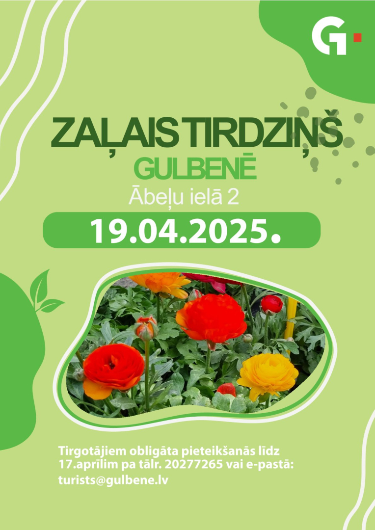 Attēls: Zaļais tirdziņš aprīlī Gulbenē