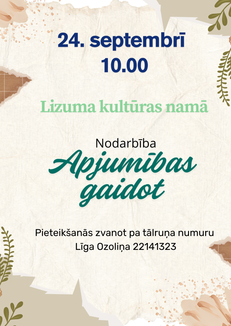 nodarbība Lizumā
