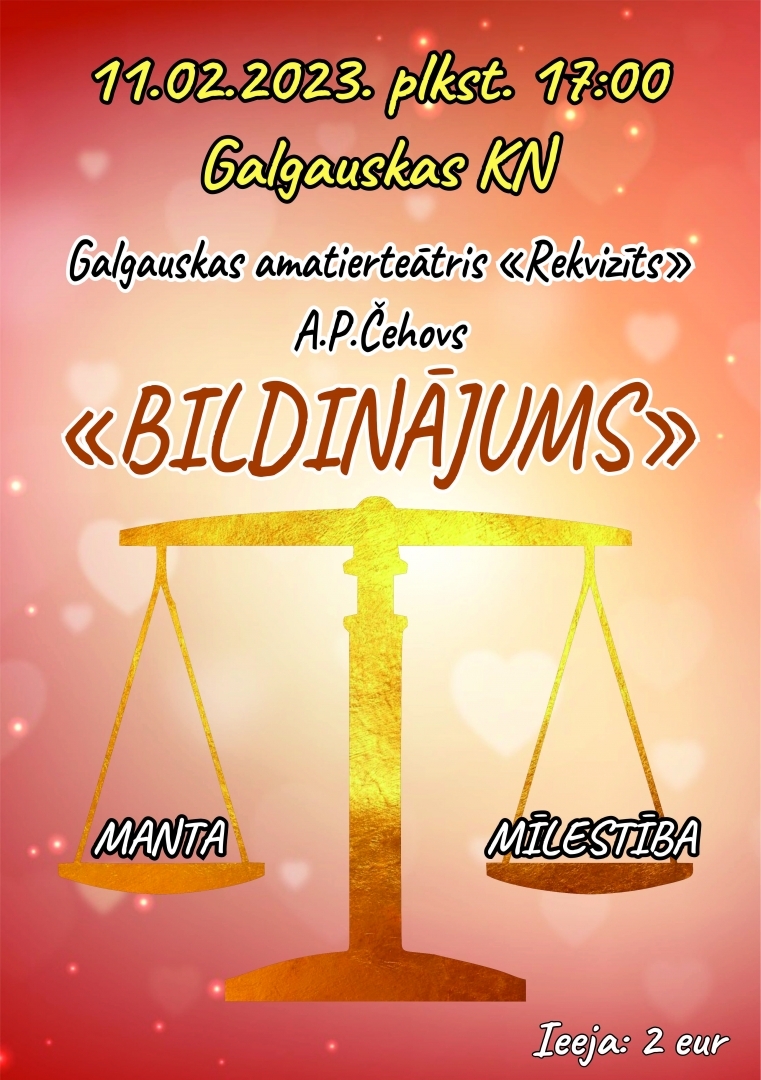 Galgauskas amatierteātra izrāde "Bildinājums"