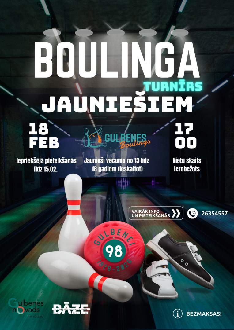 Boulinga turnīrs jauniešiem