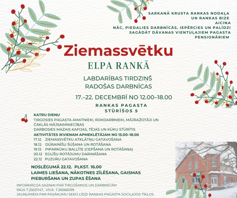Attēls: Ziemassvētku elpa Rankā