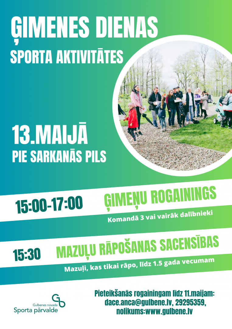 Ģimeņu dienas sporta aktivitātes