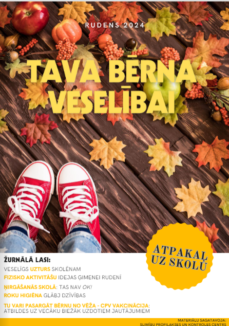 Attēls:  Žurnāls "Tava bērna veselībai" par svarīgākajiem jautājumiem bērna veselībai