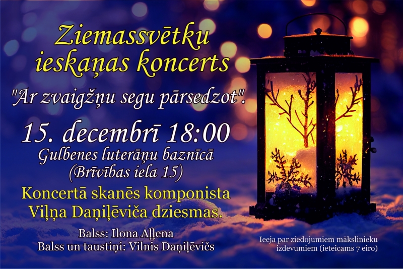 Ziemassvētku ieskaņas koncerts baznīcā