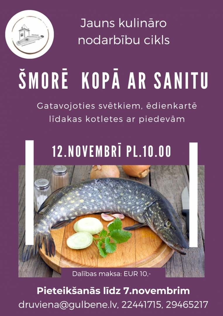 Kulinārā meistarklase "Šmorē ar Sanitu"
