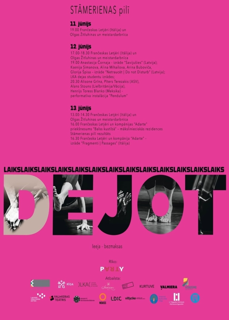 Afiša: Laikmetīgās dejas festivāls "Laiks dejot"