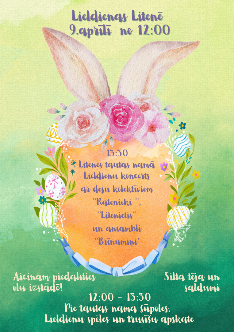 Lieldienas Litenē 9. aprīlī