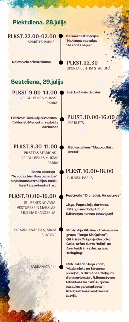 Gulbenes pilsētas svētku programma 