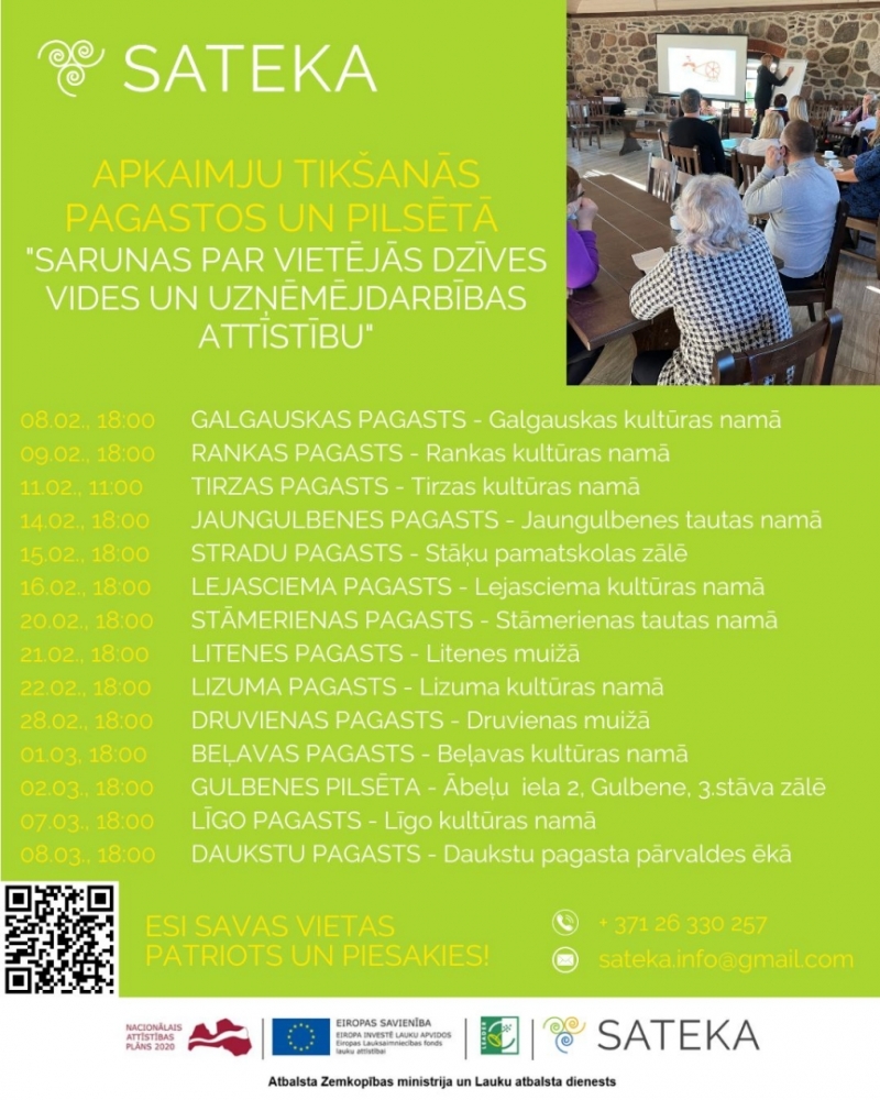 Apkaimju tikšanās - biedrība SATEKA