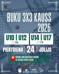 Gulbenes Buku kauss 3x3 basketbolā