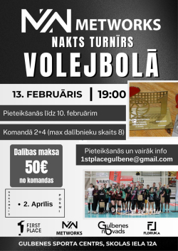 Nakts turnīrs volejbolā