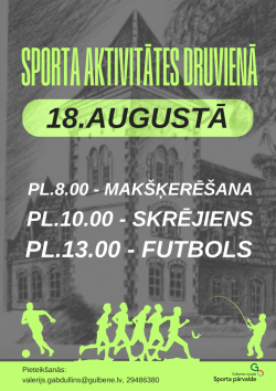 Druvienas sporta aktivitātes