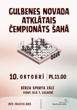 Gulbenes novada atklātais čempionāts šahā