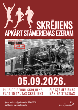Skrējiens apkārt Stāmerienas ezeram