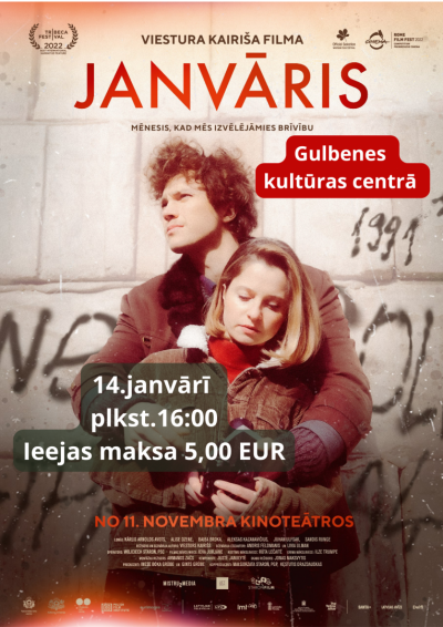 Filma "Janvāris" Gulbenes kultūras centrā 14. janvārī 16:00