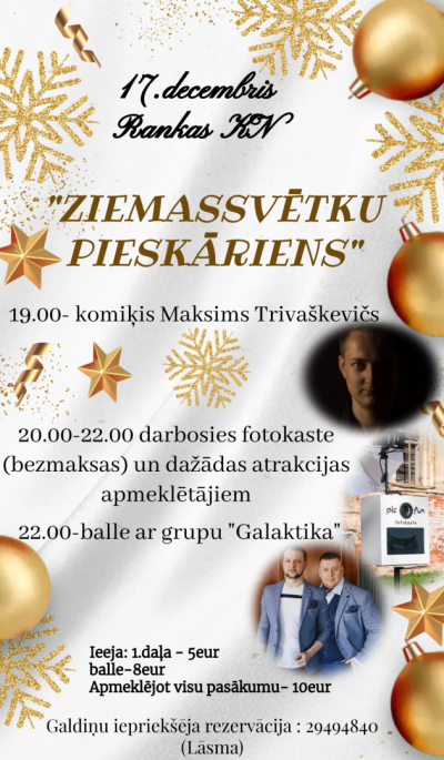 Stand - up vakars Rankā