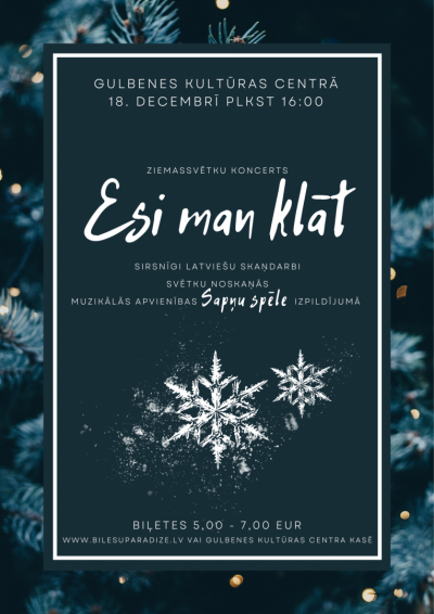 Esi man klāt