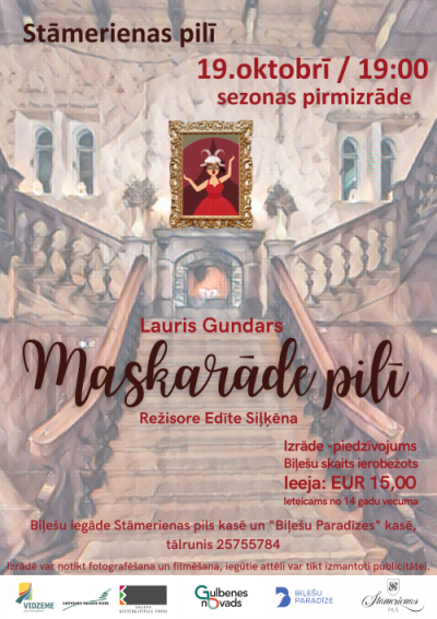 Afiša: Maskarāde pilī
