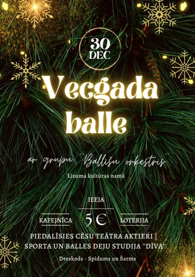 Vecgada balle Lizumā 30. decembrī