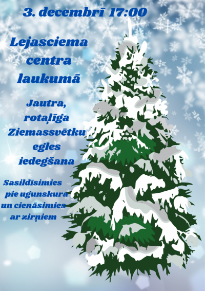 Lejasciema egles iedegšana