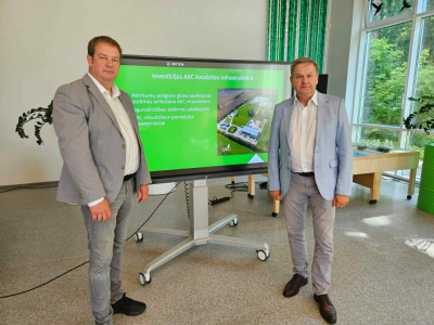 Attēls: tikšanās ar AEC Kaudzītes vadītāju
