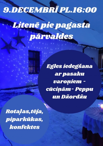 Eglītes iedegšana Litenē