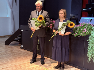 Attēls: novada pedagogi tiekas konferencē 2025