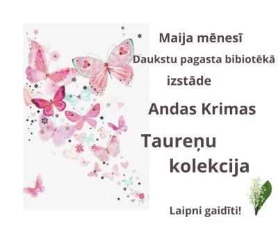 Attēls: Andas Krimas taureņu kolekcijas izstāde.