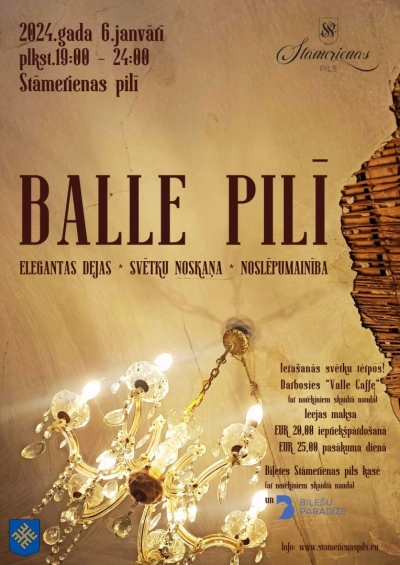 Afiša: Zvaigznes dienas balle pilī