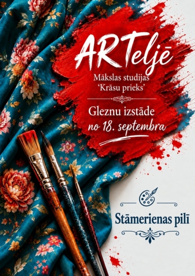 Afiša: izstāde "ARTeljē"